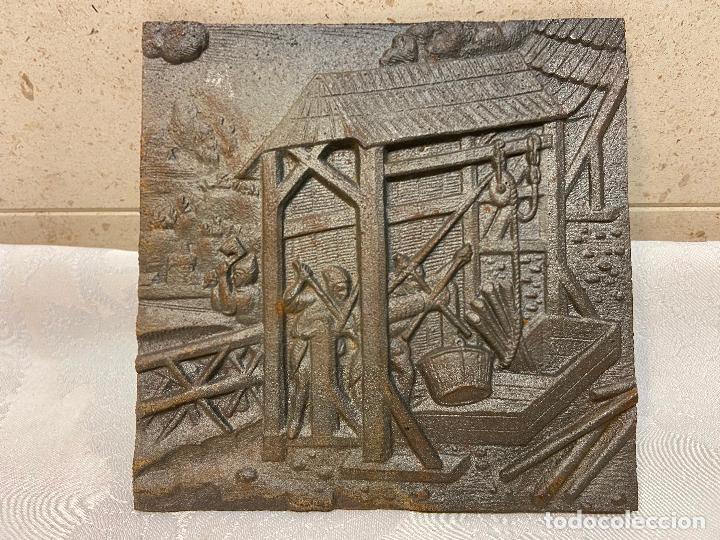 Oggetti Antichi: 79.- Placa de fundici&oacute;n Eickhoff Gie&szlig;erei 1990. Salva manteles