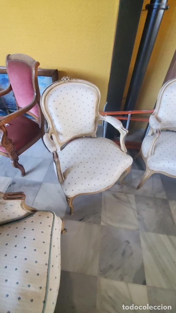 Antig&uuml;edades: Conjunto de Sillones estilo Luis XV - Foto 4
