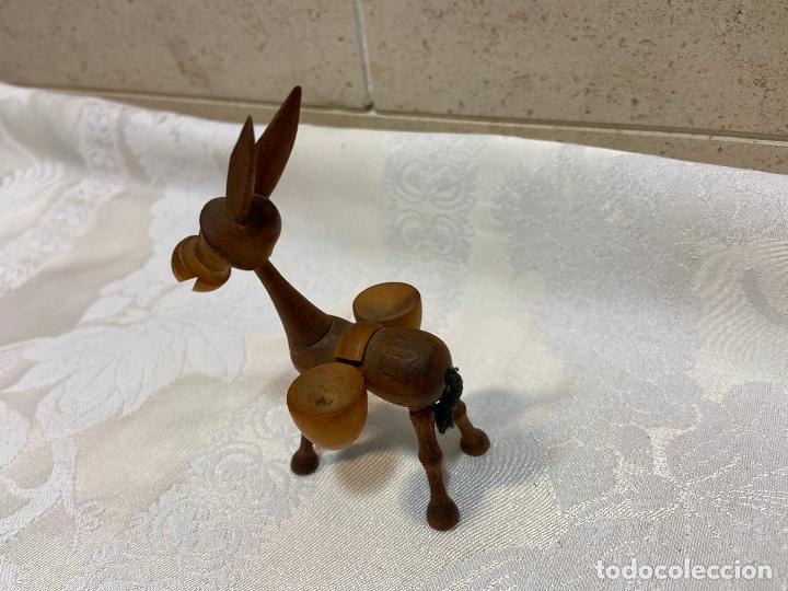 Antig&uuml;edades: 70.- Burrito burro de madera - Foto 2