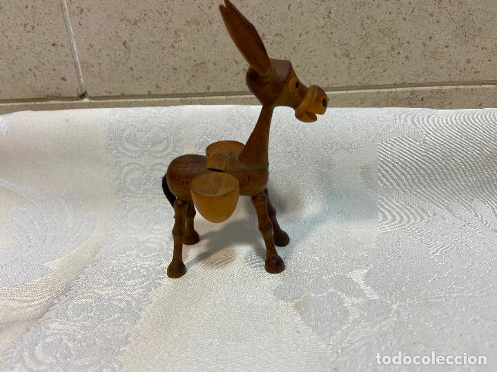 Antig&uuml;edades: 70.- Burrito burro de madera - Foto 4