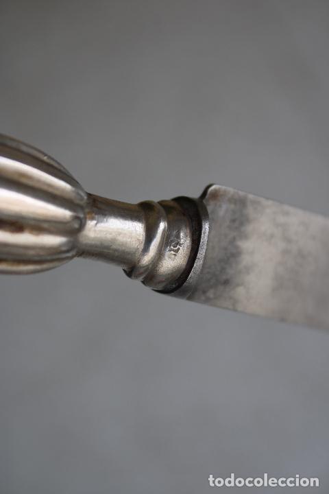 Antig&uuml;edades: 5 cuchillos antiguos de plata de ley - Foto 4