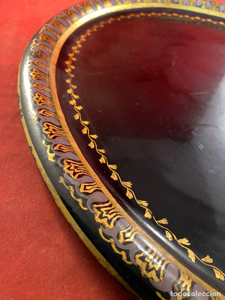 Antig&uuml;edades: Bandeja met&aacute;lica - Foto 6
