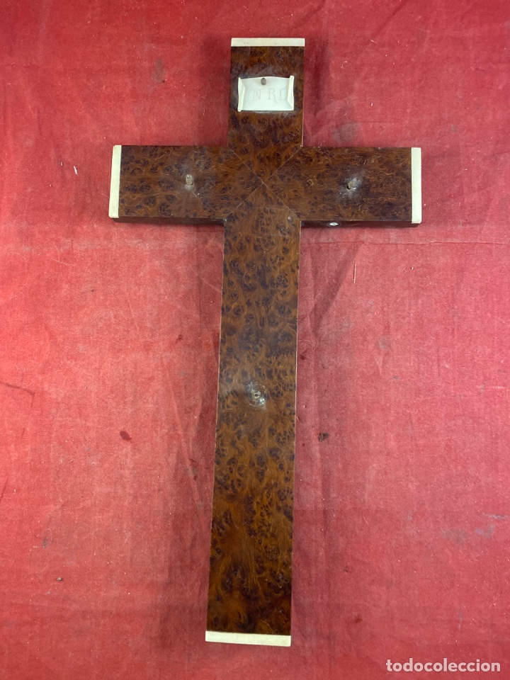 Antig&uuml;edades: CRUZ DE MADERA NOBLE - Foto 1