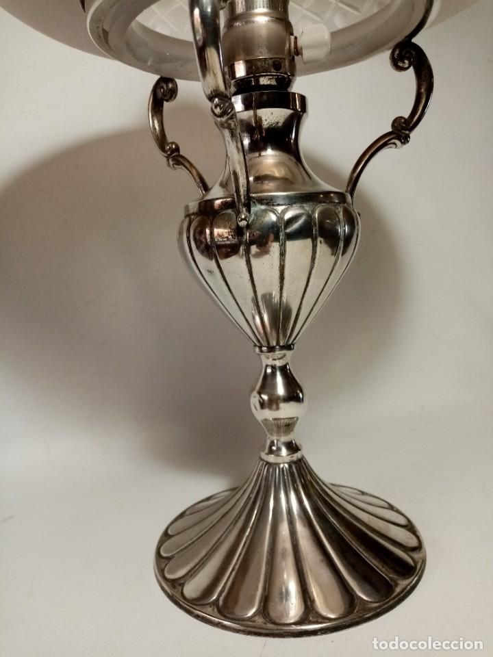 Antig&uuml;edades: lampara de mesa- - Foto 5