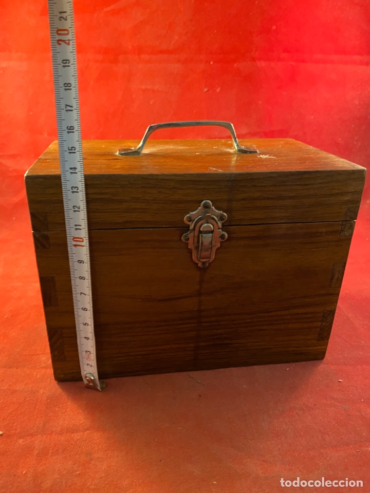 Antig&uuml;edades: Caja madera - Foto 5