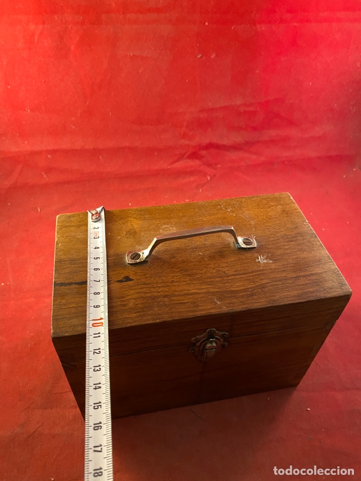 Antig&uuml;edades: Caja madera - Foto 7