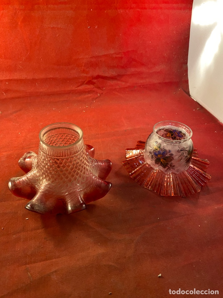 Antig&uuml;edades: Pareja de tulipas - Foto 1