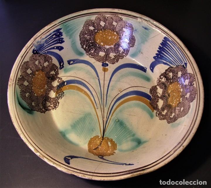 Antig&uuml;edades: EXCELENTE LEBRILLO CER&Aacute;MICA XIX - Foto 1