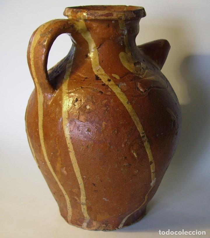 Antig&uuml;edades: ROTUNDO C&Aacute;NTARO CER&Aacute;MICA XIX - Foto 5