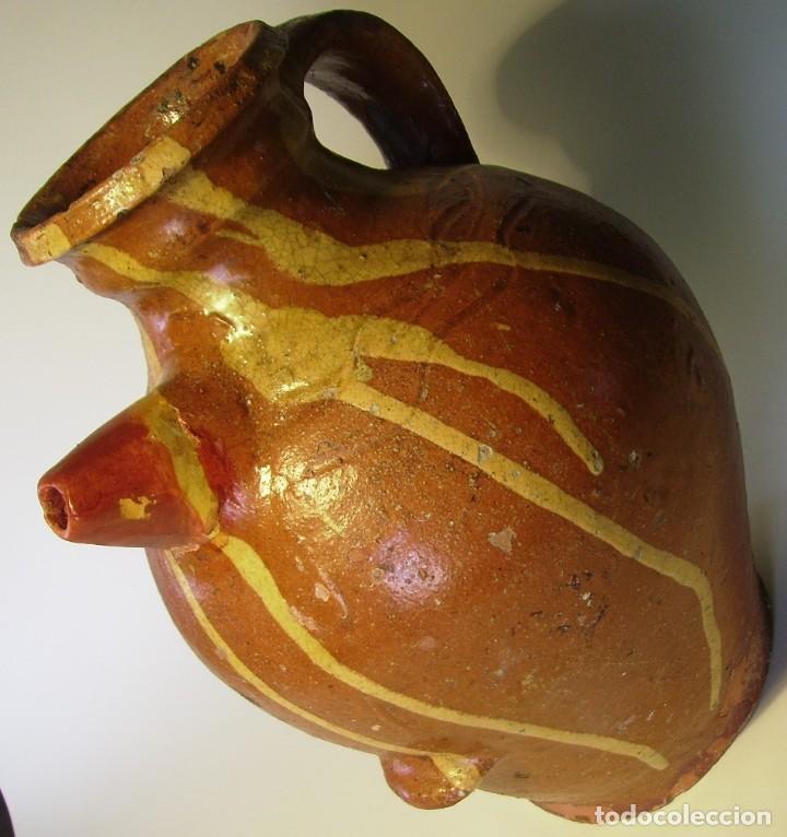 Antig&uuml;edades: ROTUNDO C&Aacute;NTARO CER&Aacute;MICA XIX - Foto 7