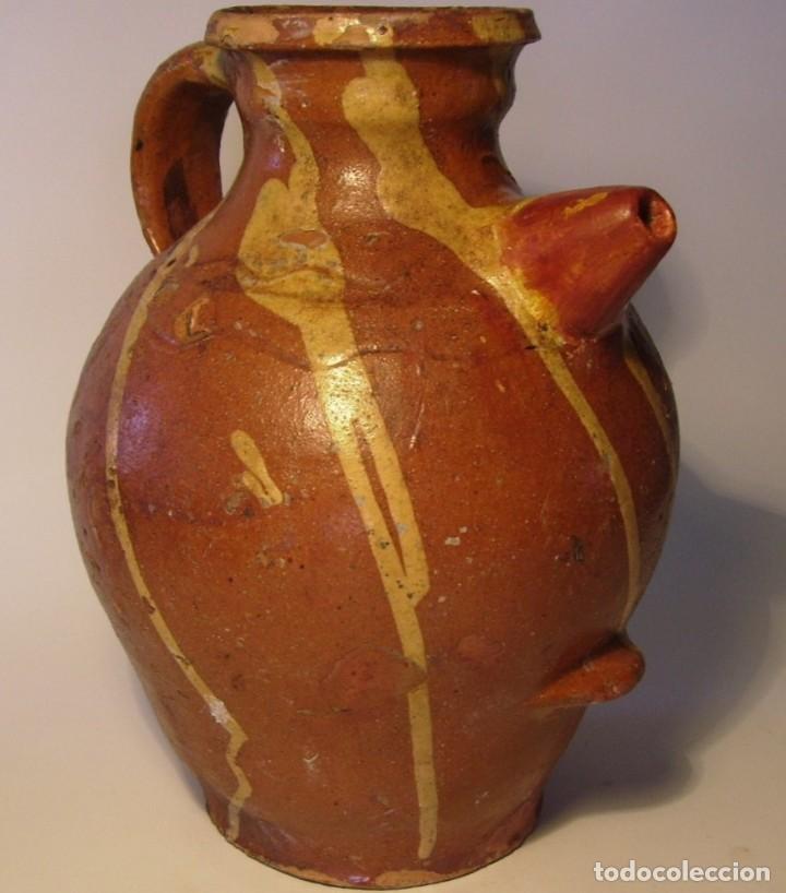 Antig&uuml;edades: ROTUNDO C&Aacute;NTARO CER&Aacute;MICA XIX - Foto 17