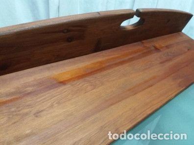 Antig&uuml;edades: BALDA MADERA MACIZA RUSTICA - Foto 3