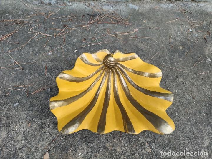 Antig&uuml;edades: Fuente de madera talla centro de mesa - Foto 1