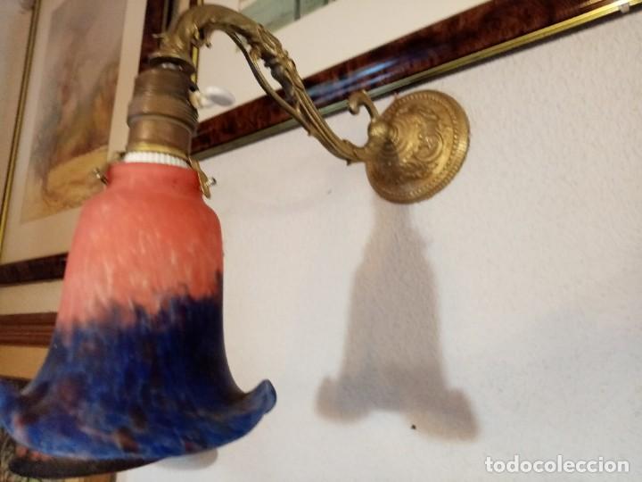 Antig&uuml;edades: antiguo aplique de iluminacion.- - Foto 2
