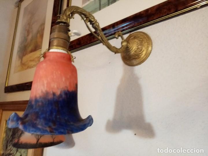 Antig&uuml;edades: antiguo aplique de iluminacion.- - Foto 3