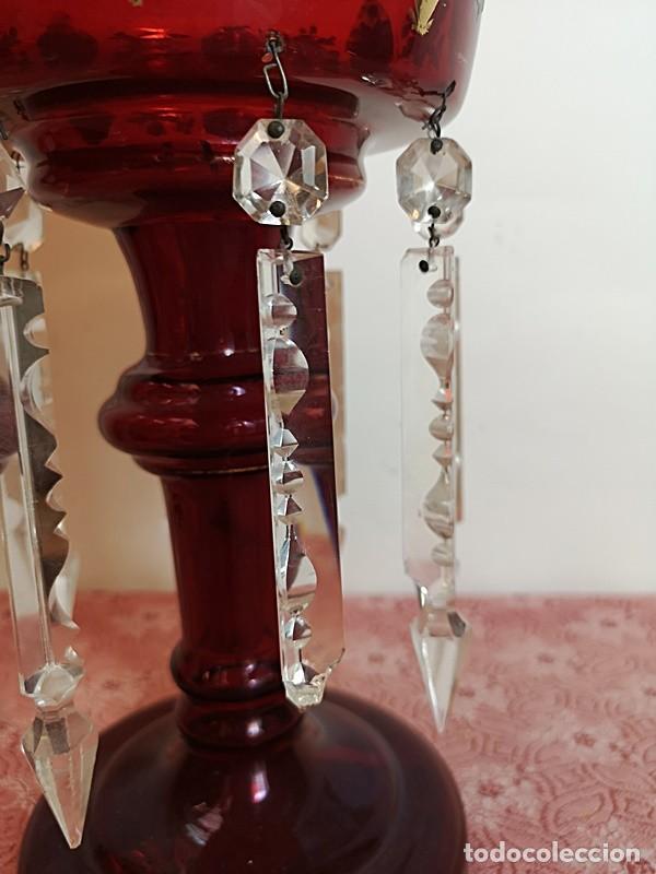 Antig&uuml;edades: Entubado Victoriano Ruby Glass - Foto 4