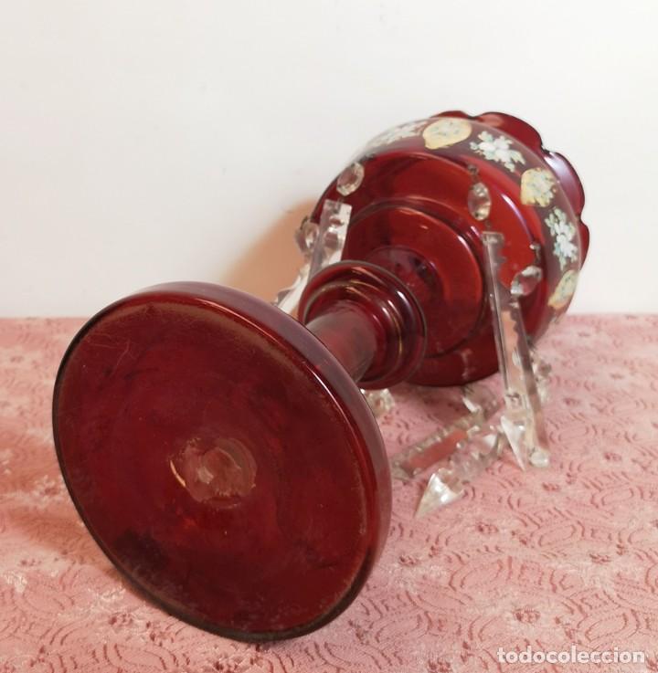 Antig&uuml;edades: Entubado Victoriano Ruby Glass - Foto 7