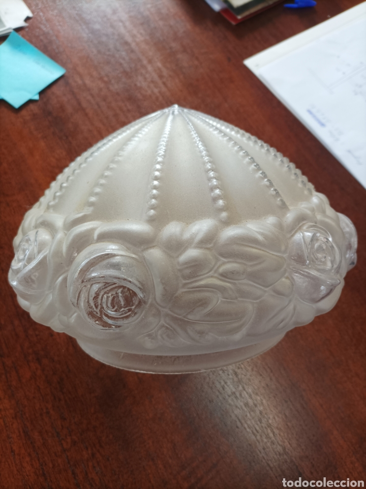Antig&uuml;edades: Globo opaline suspensi&oacute;n cristal - Foto 2