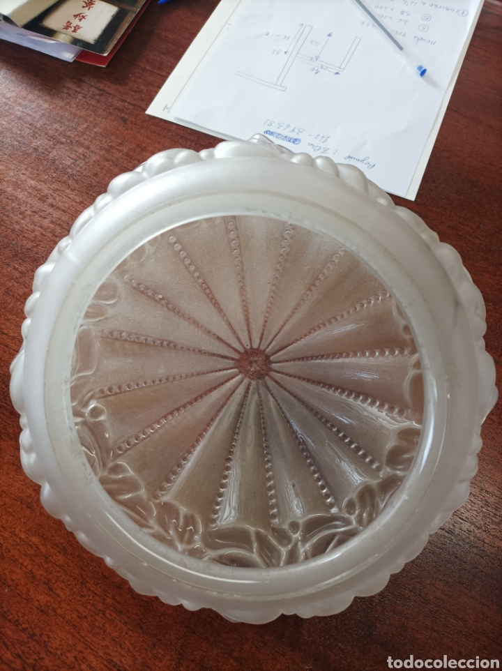 Antig&uuml;edades: Globo opaline suspensi&oacute;n cristal - Foto 3