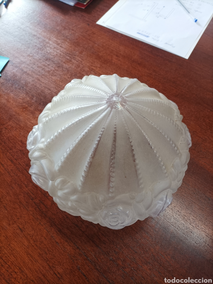 Antig&uuml;edades: Globo opaline suspensi&oacute;n cristal - Foto 1
