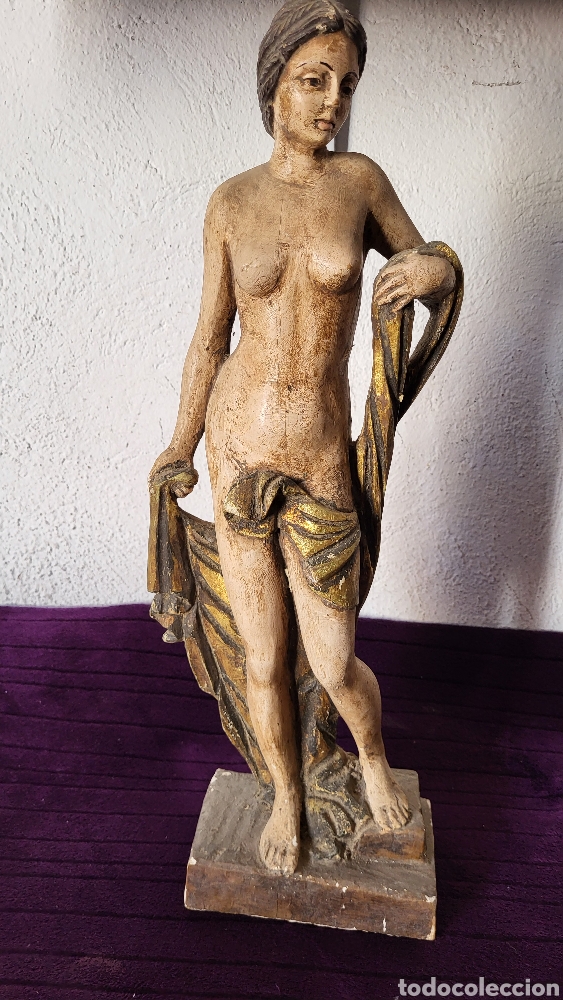 Antig&uuml;edades: Antigua figura Venus - Foto 3