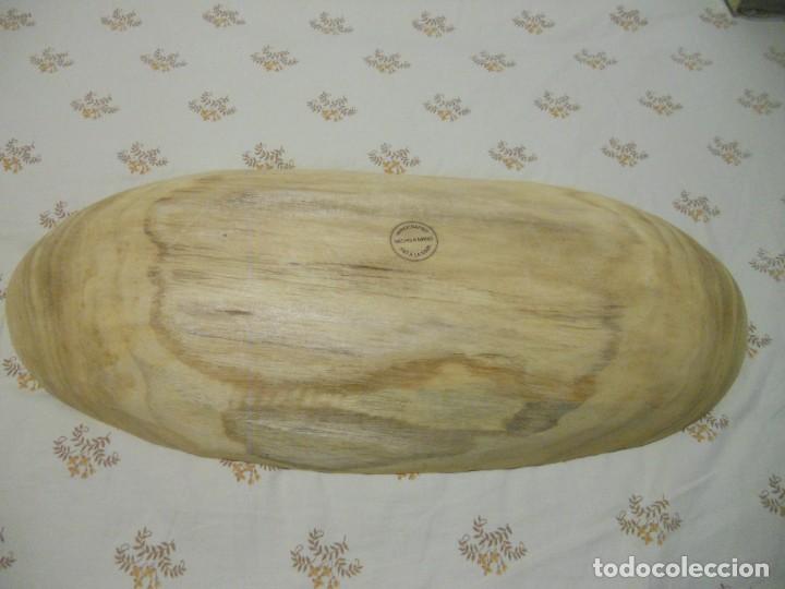 Antig&uuml;edades: CENTRO DE MESA DE MADERA SIN PULIR ECHO A MANO - Foto 4
