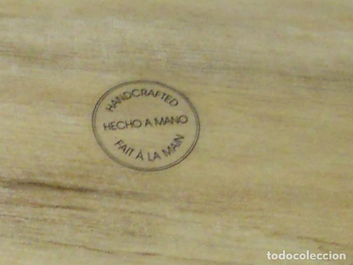 Antig&uuml;edades: CENTRO DE MESA DE MADERA SIN PULIR ECHO A MANO - Foto 9