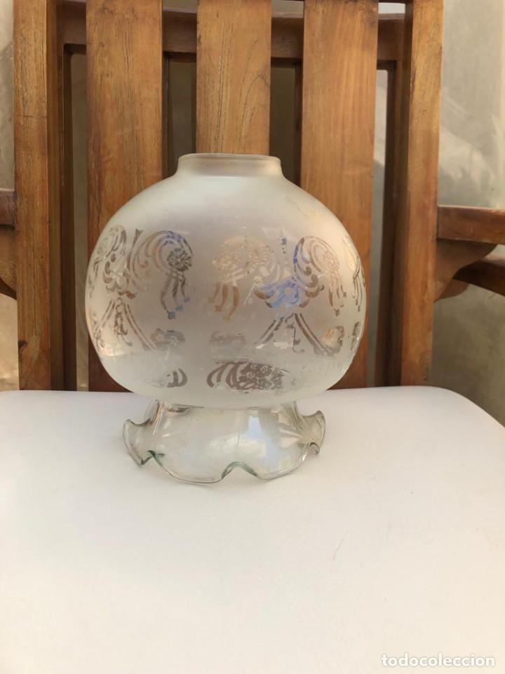 Antig&uuml;edades: TULIPA ANTIGUA DE CRISTAL. - Foto 1