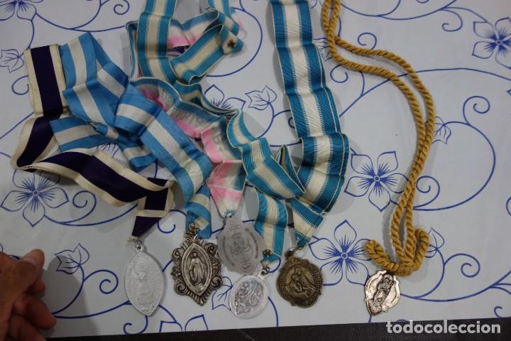 Antig&uuml;edades: LOTE DE MEDALLAS RELIGIOSAS - Foto 1