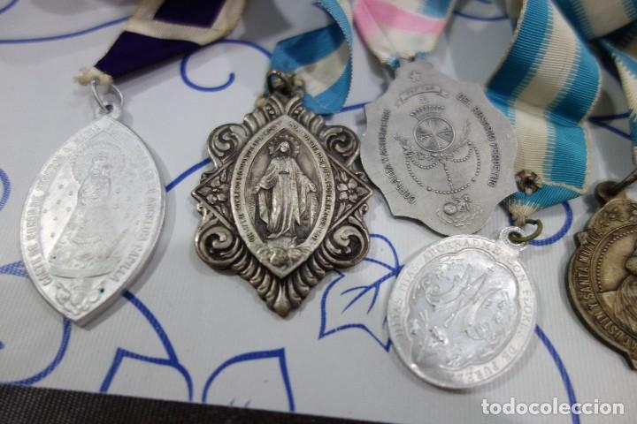 Antig&uuml;edades: LOTE DE MEDALLAS RELIGIOSAS - Foto 2