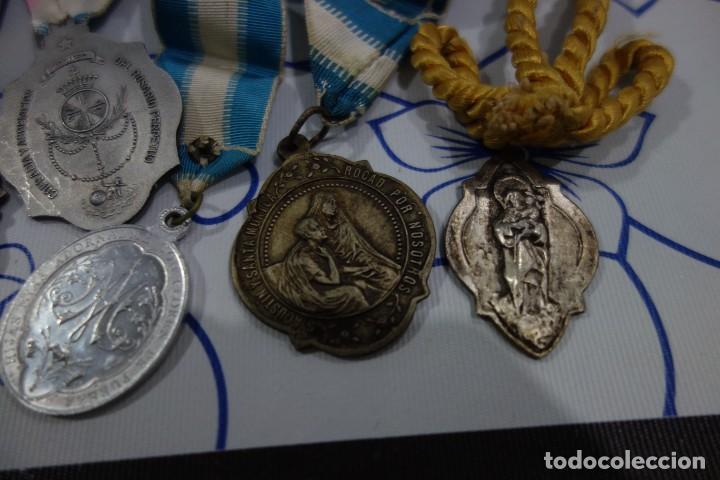 Antig&uuml;edades: LOTE DE MEDALLAS RELIGIOSAS - Foto 3