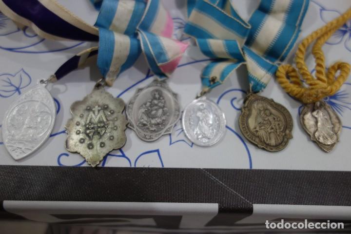 Antig&uuml;edades: LOTE DE MEDALLAS RELIGIOSAS - Foto 4