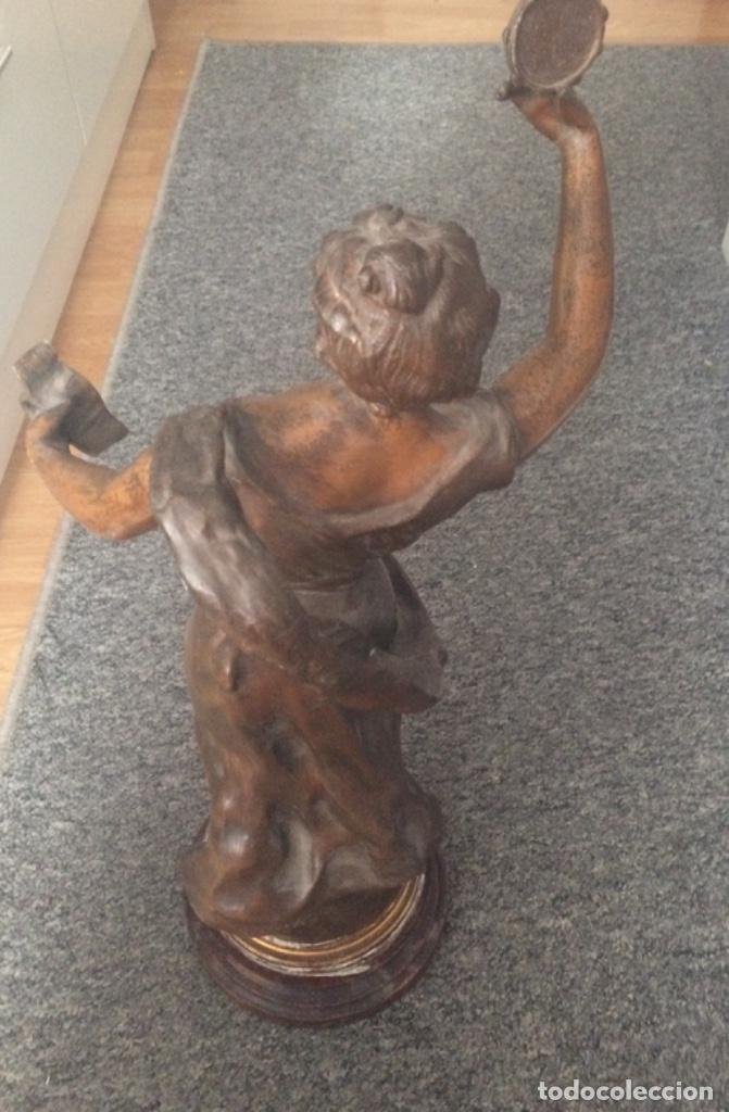 Antig&uuml;edades: Figura calamina modernista - Foto 4