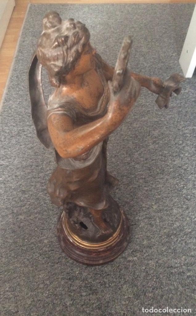 Antig&uuml;edades: Figura calamina modernista - Foto 5