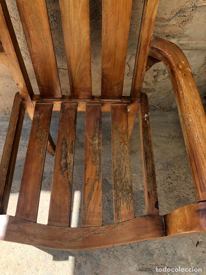 Antig&uuml;edades: SILLAS DE MADERA MACIZA. - Foto 6