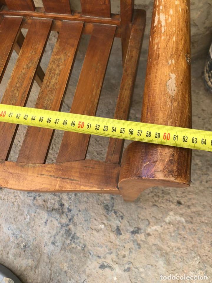 Antig&uuml;edades: SILLAS DE MADERA MACIZA. - Foto 7
