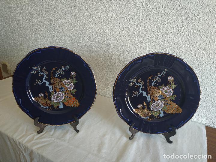 Antig&uuml;edades: 2 Platos de porcelana china - Foto 1