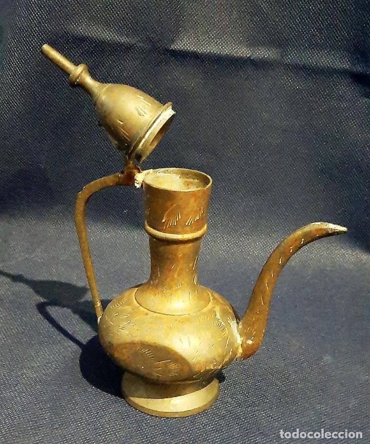 Antig&uuml;edades: Tetera vintage en bronce - Foto 2
