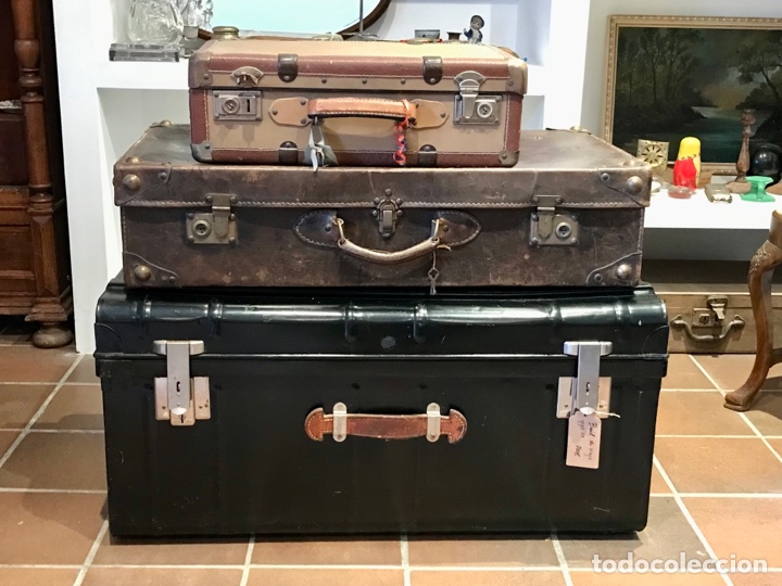 Antig&uuml;edades: Ba&uacute;l de Mudanza para Barco - Foto 2