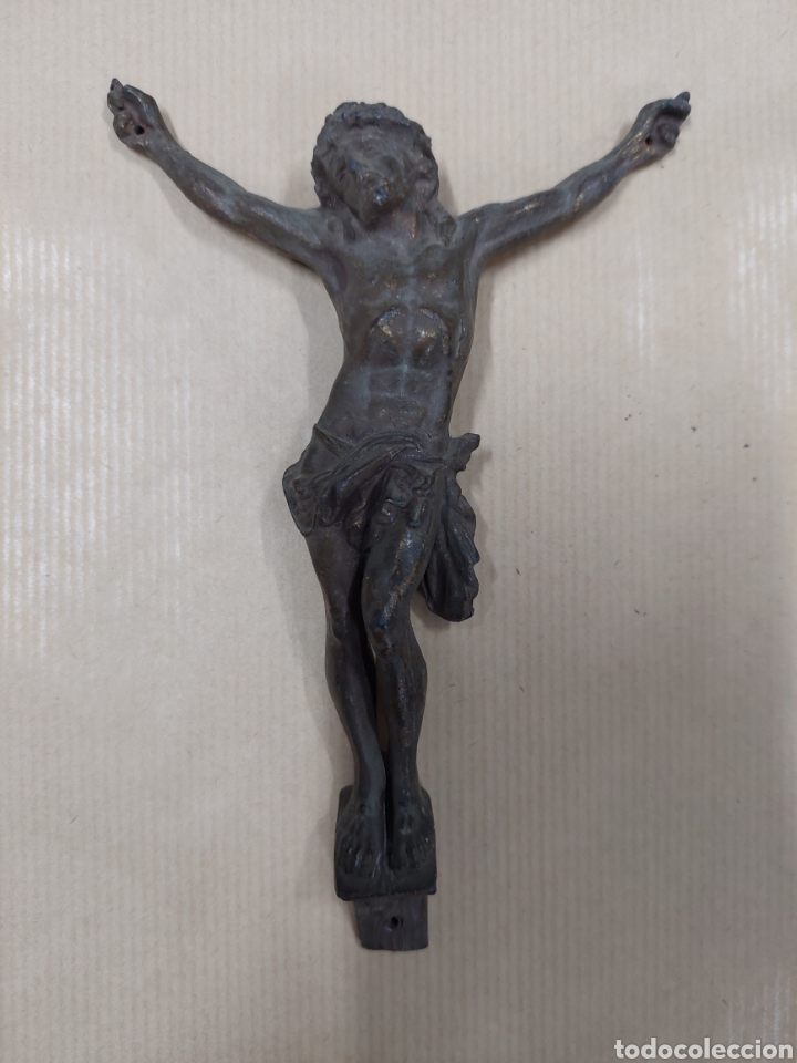 Antig&uuml;edades: Antiguo cristo bronce - Foto 1
