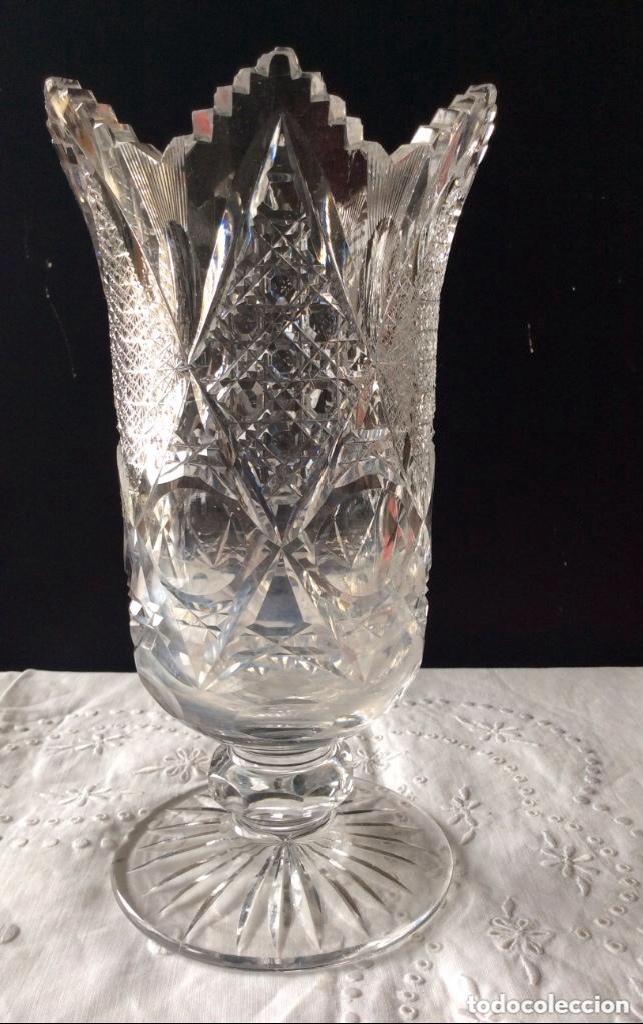 Antig&uuml;edades: FLORERO EN CRISTAL DE BACCARAT? - Foto 1