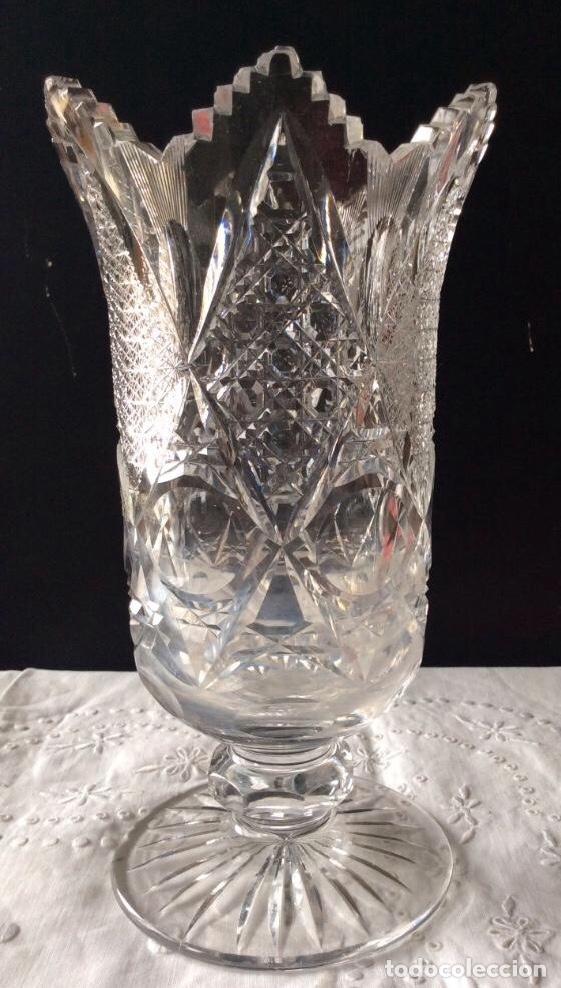 Antig&uuml;edades: FLORERO EN CRISTAL DE BACCARAT? - Foto 5