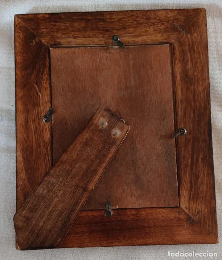 Antig&uuml;edades: MARCO MACIZO DE MADERA ANTIGUO. - Foto 2
