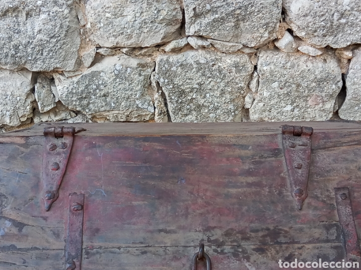 Antig&uuml;edades: Antigua arca india - Foto 6