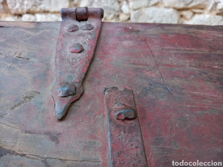 Antig&uuml;edades: Antigua arca india - Foto 9