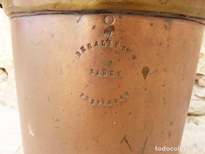 Antig&uuml;edades: Cubo de cobre para medidas - Foto 5