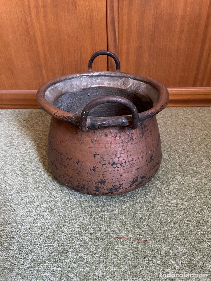 Antig&uuml;edades: OLLA COBRE - Foto 4