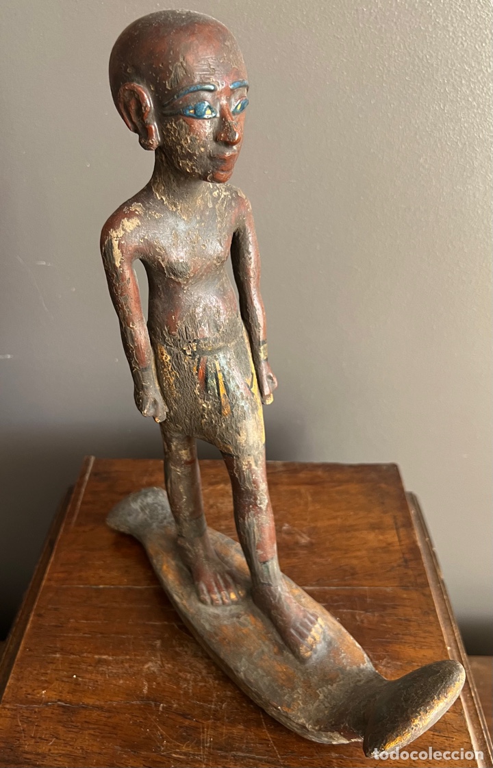 Antig&uuml;edades: Estatuilla de Sacerdote - Foto 3