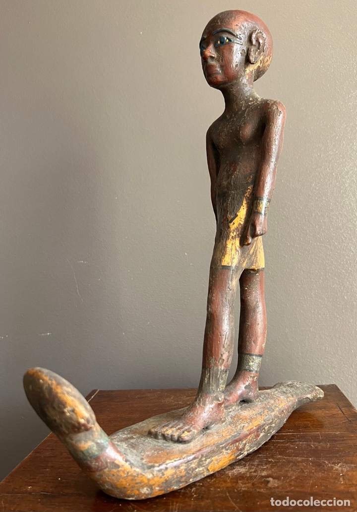 Antig&uuml;edades: Estatuilla de Sacerdote - Foto 6
