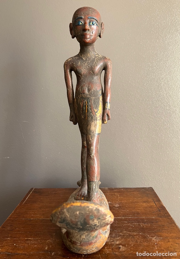 Antig&uuml;edades: Estatuilla de Sacerdote - Foto 8